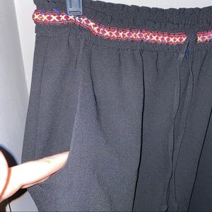 H&M Black Paper Bag Pants